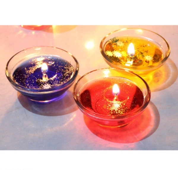 iHandikart Handicrafts Handmade wax Tealight Candles (Smokeless, Set of 6)  -  Multicolor, Wax, Pack of6